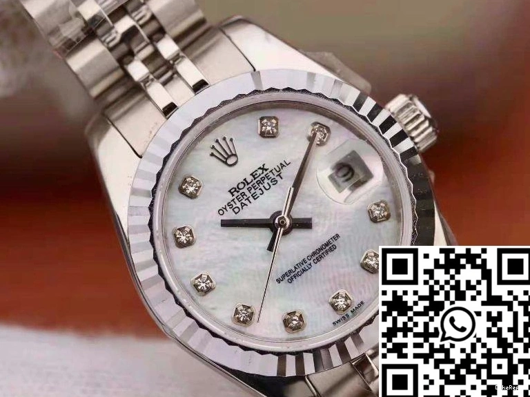 Dial Datejust Rolex Lady White 28MM 0521